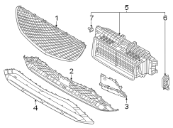 Image of Bumper Cover Spacer Panel (Front, Upper, Lower) image for your Hyundai Kona Electric  