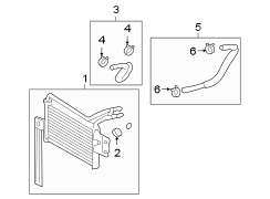 Diagram OIL COOLER. for your Hyundai