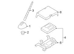 Diagram ANTENNA. for your 2012 Hyundai I30