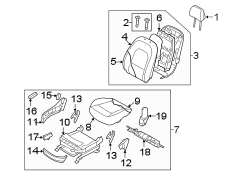 Seat Cushion Foam (Front)