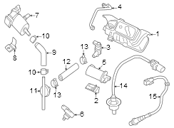 Oxygen Sensor (Rear, Upper)