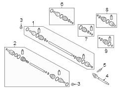 Diagram Awd. Fwd. W/HYBRID. W/O Hybrid. for your Hyundai