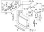 Diagram RADIATOR & COMPONENTS. for your Hyundai