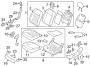 Diagram SEATS & TRACKS. DRIVER SEAT COMPONENTS. for your Hyundai