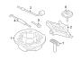 Diagram REAR BODY & FLOOR. JACK & COMPONENTS. for your 2021 Hyundai Venue