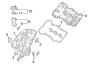 Diagram VALVE & TIMING COVERS. for your Hyundai