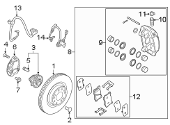 Disc Brake Kit (Left, Front)