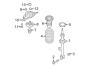 Diagram FRONT SUSPENSION. STRUTS & COMPONENTS. for your 2016 Hyundai