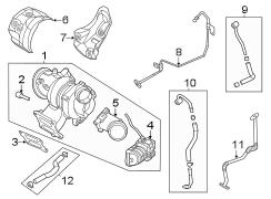 Diagram Engine / transaxle. Turbocharger & components. for your Hyundai