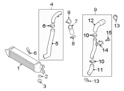 Diagram INTERCOOLER. for your 2014 Hyundai Genesis Coupe 2.0T Premium Coupe