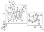Diagram SEATS & TRACKS. PASSENGER SEAT COMPONENTS. for your Hyundai