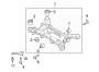 Diagram REAR SUSPENSION. SUSPENSION MOUNTING. for your 2013 Hyundai I30