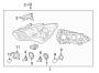 Diagram FRONT LAMPS. HEADLAMP COMPONENTS. for your 2015 Hyundai Sonata