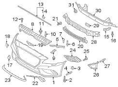 Bumper Trim (Right, Front, Lower)