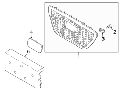 License Plate Bracket (Front)