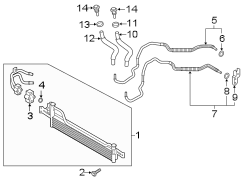 Automatic Transmission Oil Cooler Hose Assembly