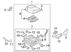 Seat Cushion Foam (Front)