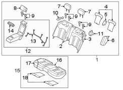 Seat Belt Guide (Right, Rear)