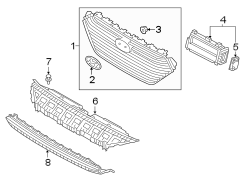 Radiator Shutter Assembly (Right, Upper)