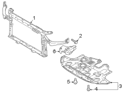 Radiator Support Air Deflector (Front, Upper, Lower)