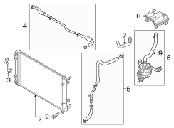 Diagram INVERTER COOLING COMPONENTS. for your Hyundai