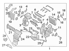 Cabin Air Intake Duct (Left, Lower)