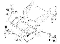 Hood Hinge (Right)