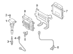 ECM. ELECTRONIC CONTROL UNIT. 