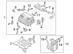 Diagram ELECTRICAL COMPONENTS. for your Hyundai