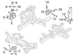 Bolt. Mount. Transmission. (Front). Automatic Transmission.