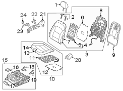 Image of Seat Heater Control Module image for your 2012 Hyundai Elantra   
