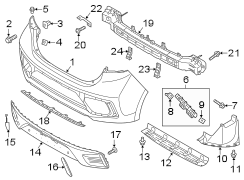 Image of Bumper Cover (Rear, Lower) image for your 2011 Hyundai Elantra   