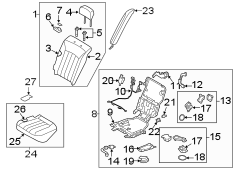 Seat Frame (Left, Rear)