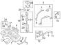 Diagram FUEL SYSTEM COMPONENTS. for your Hyundai