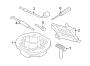 Diagram REAR BODY & FLOOR. JACK & COMPONENTS. for your 2021 Hyundai Venue