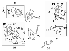 Parking Brake Assembly (Right, Rear)