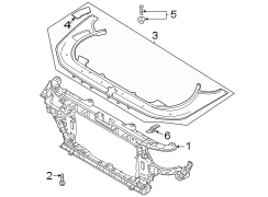 Radiator Support Access Cover (Front, Upper)