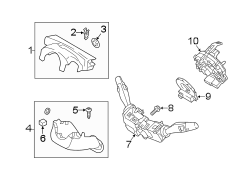 Image of Steering Column Control Switch image for your 2011 Hyundai Elantra   