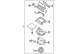 Diagram AIR CONDITIONER & HEATER. BLOWER MOTOR & FAN. for your Hyundai Venue