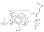 Diagram NAVIGATION SYSTEM COMPONENTS. for your 2008 Hyundai Genesis Coupe