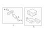 Diagram TIRE PRESSURE MONITOR COMPONENTS. for your 2021 Hyundai Ioniq