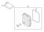 Diagram ENGINE / TRANSAXLE. TRANSAXLE PARTS. for your Hyundai