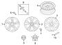 Diagram WHEELS. COVERS & TRIM. for your 2017 Hyundai Ioniq Electric Hatchback