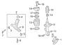 Diagram FRONT SUSPENSION. SUSPENSION COMPONENTS. for your Hyundai VELOSTER