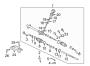 Diagram STEERING GEAR & LINKAGE. for your Hyundai