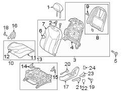 Seat Cushion Foam (Front)