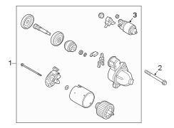 Image of Starter Motor image for your Hyundai