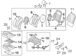 Seat Back Assembly (Left, Front)