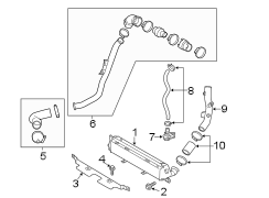 Diagram INTERCOOLER. for your 2019 Hyundai Kona Ultimate