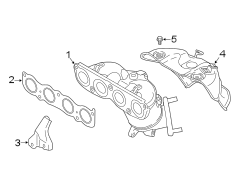 Catalytic Converter with Integrated Exhaust Manifold